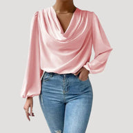 WW | Bluse mit V-Ausschnitt
