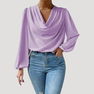 WW | Bluse mit V-Ausschnitt