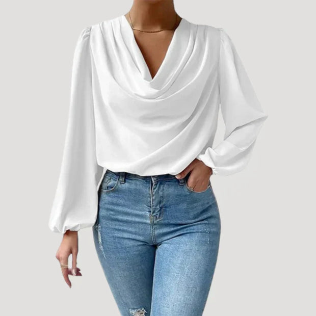 WW | Bluse mit V-Ausschnitt