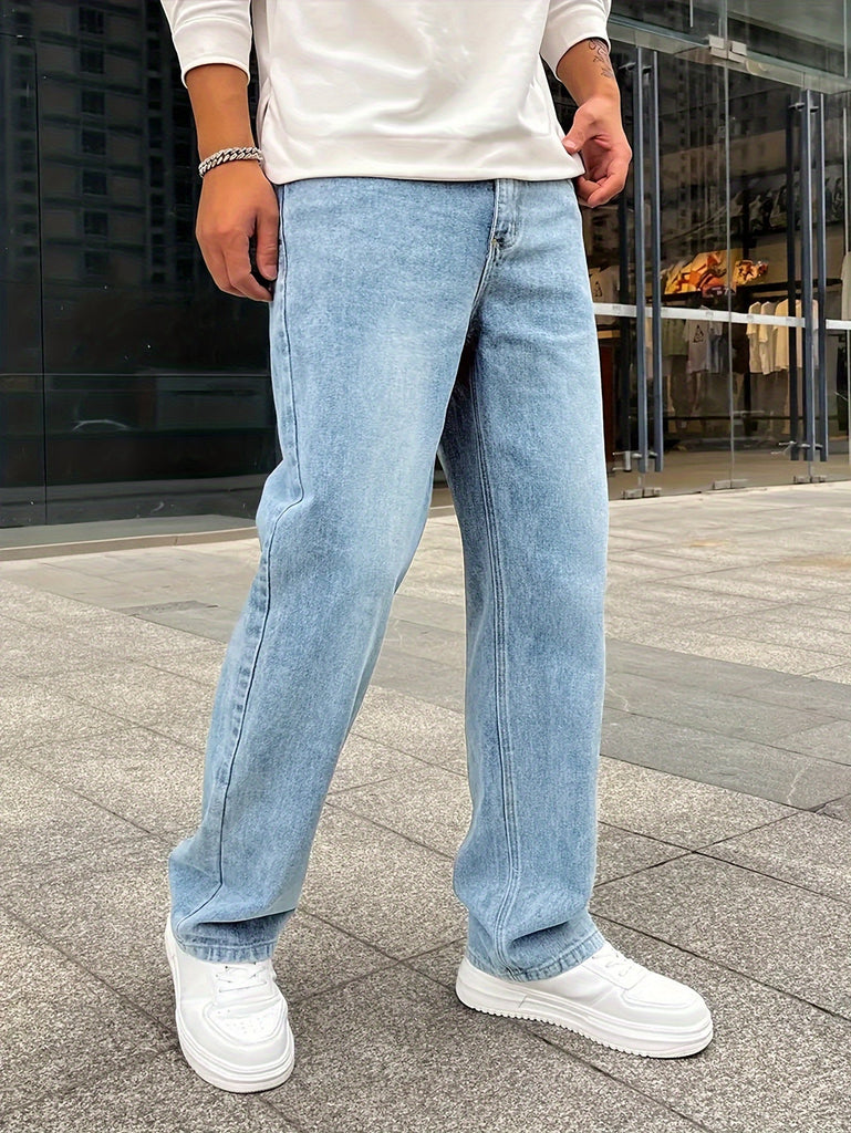 WW | Stilvolle Und Bequeme Loose Fit Jeans Mit Geradem Bein