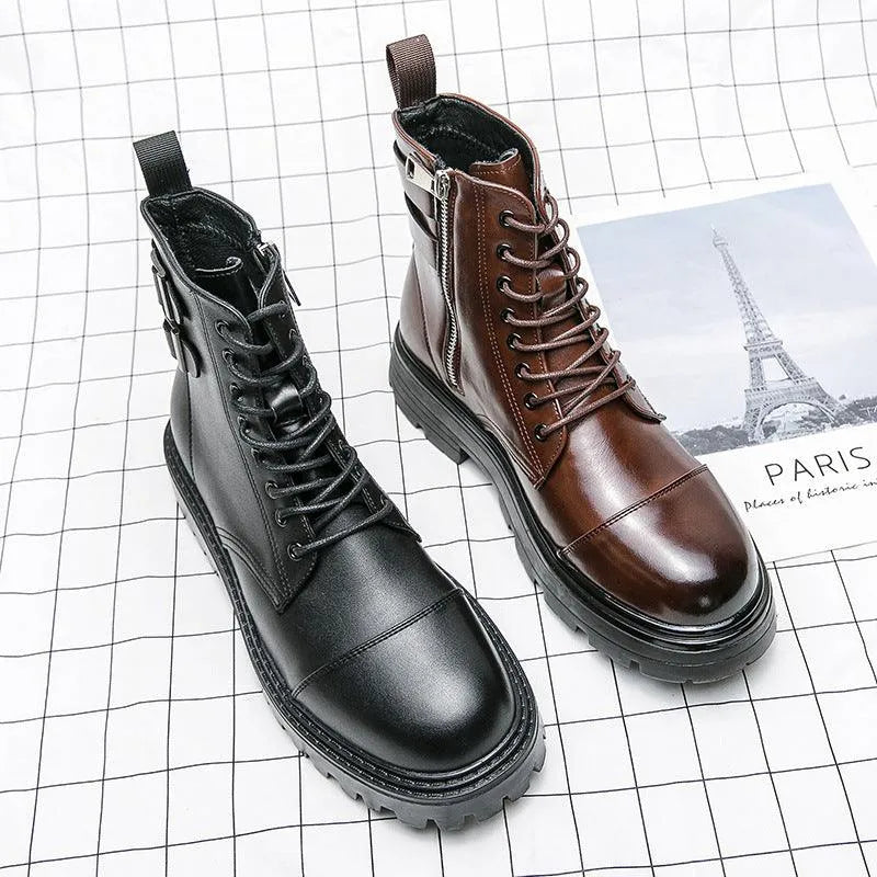 WW | Neue Herrenstiefel mit runder Spitze