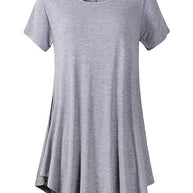 WW | Sommerliches Loose Fit T-shirt Mit Kurzen Ärmeln