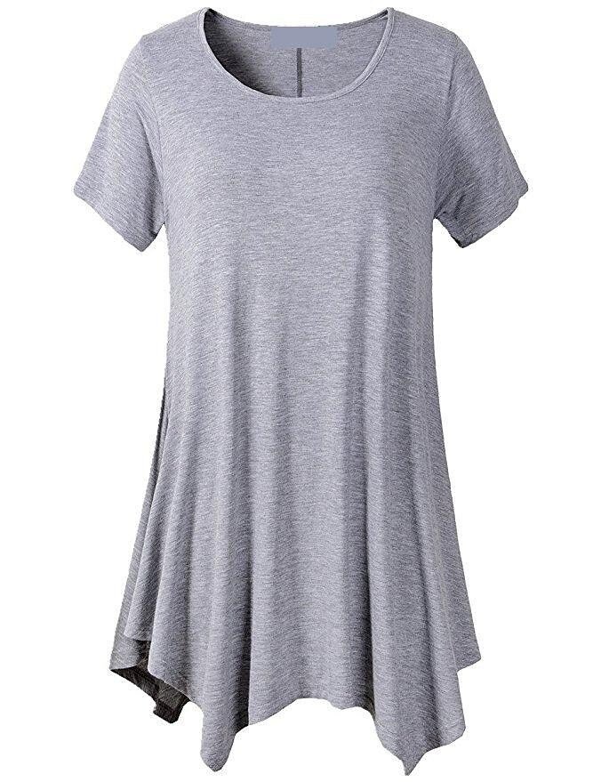 W&W Mode | Sommerliches Loose Fit T-shirt Mit Kurzen Ärmeln