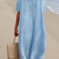 WW | Sommerkleid Aus Baumwolle Und Leinen