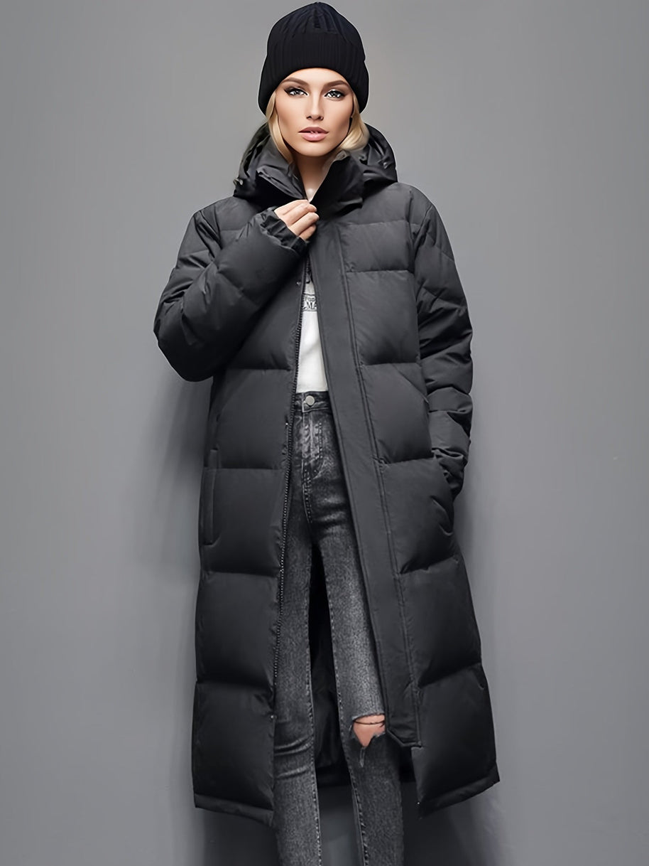 WW | Stilvoller langer Wintermantel Damen mit