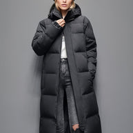 WW | Stilvoller langer Wintermantel Damen mit