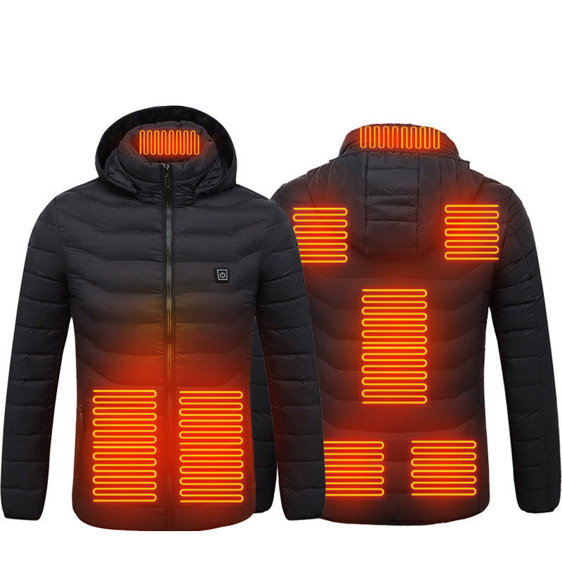 WW | Elegante USB-heizbare Jacke für Herren, thermisch Winter