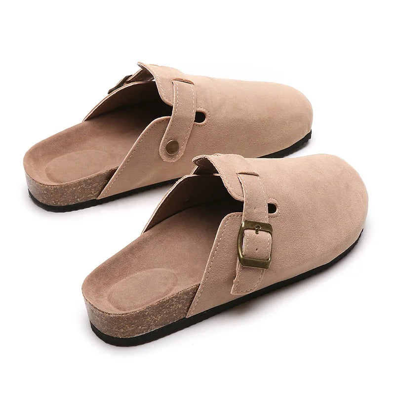 W&W Mode | Orthopädische Leder Pantoffeln