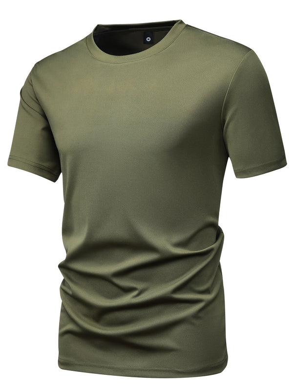 WW | 3er Pack Herren T-shirts Mit Kurzen Ärmeln, Sommerliche Einfarbige Farbe