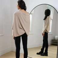 Mariemi™ - Asymmetrisch Drapierter Pullover