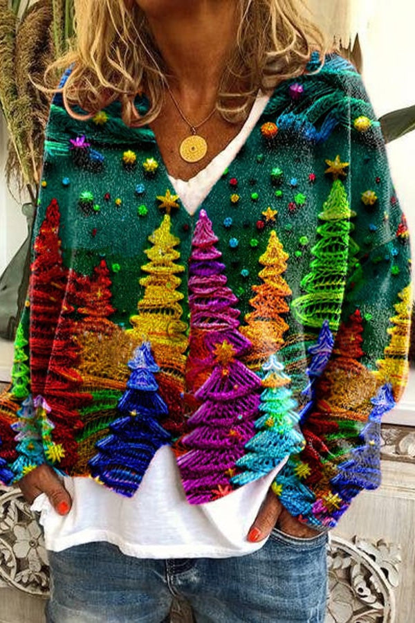 WW | Bedruckte Boho-Weste im Vintage-Stil
