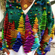 WW | Bedruckte Boho-Weste im Vintage-Stil