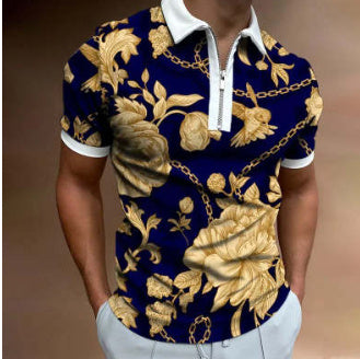 WW | Gestreiftes Polo Shirt Mit Kurzem Arm Und Kragen