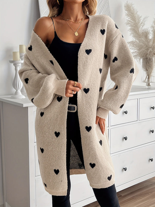 WW | Herz Strickjacke