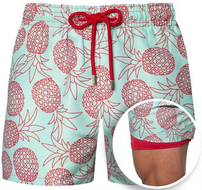 W&W Mode | Doppellagige Strandshorts Für Herren
