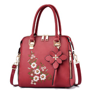 WW | Bestickte Handtasche Für Damen Mit Schulter Und Messenger Design