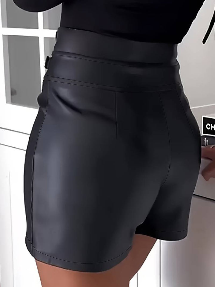 W&W Mode | Stylische Ledershorts Mit Schnalle