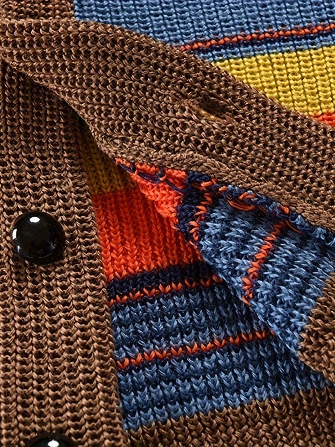 W&W Mode | Strickstrickjacke mit bunten Streifen