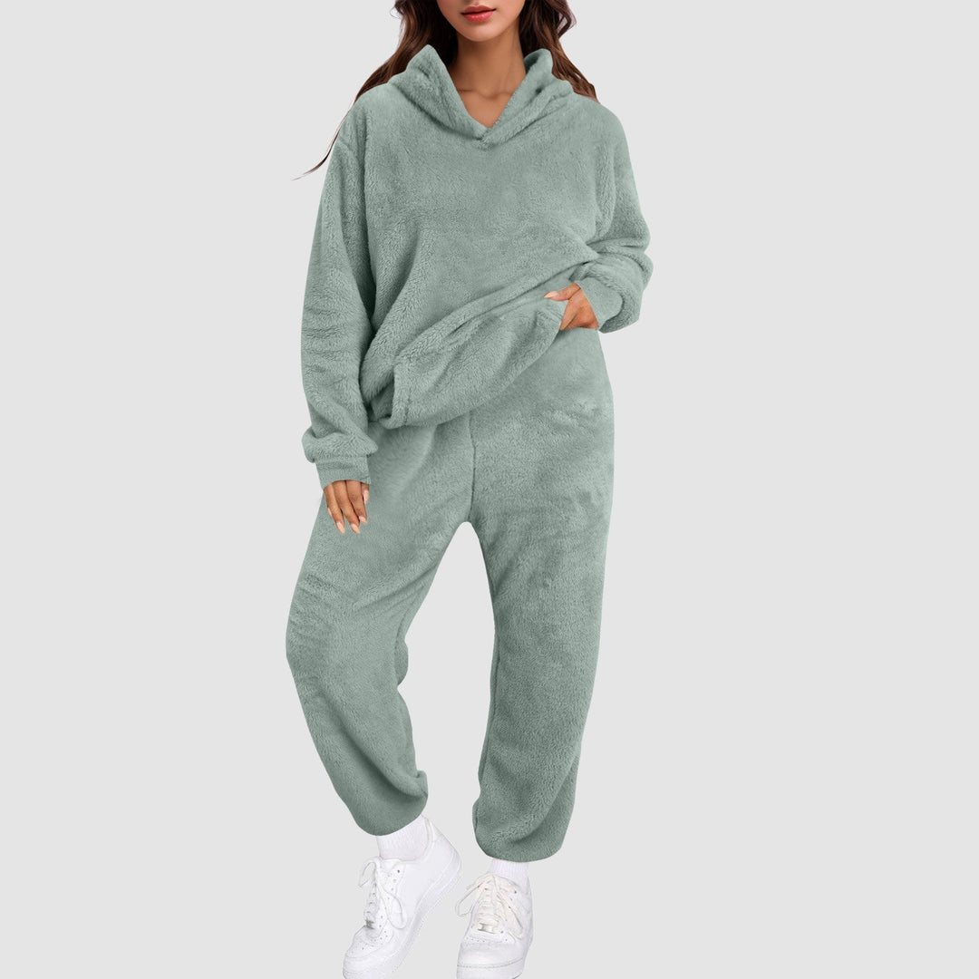 W&W Mode | winter Warm Damen Hausanzug Für Den Winter
