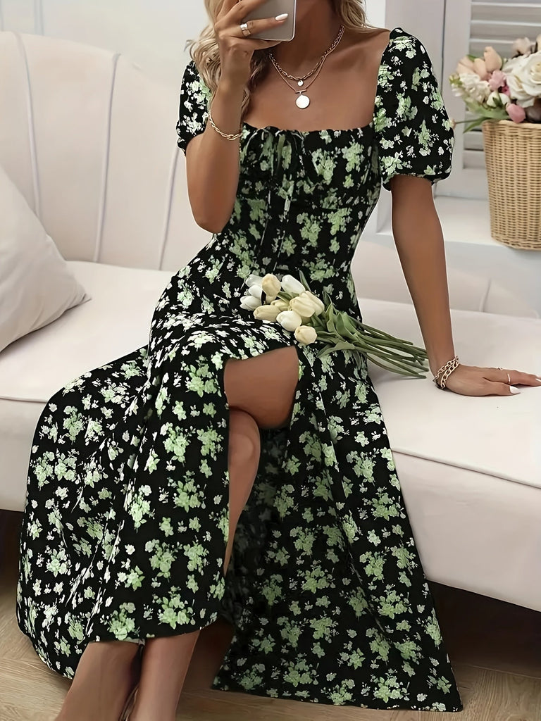 WW | Kleide Dich Blumenhutärmel Ein Elegantes Hotel für Frühling und Sommer