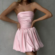 WW | Off-Shoulder Tube Top Kleid Frauen