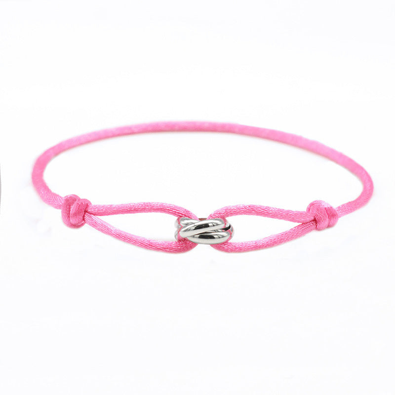 WW | Handgefertigtes Paar Edelstahl Diy Tragband