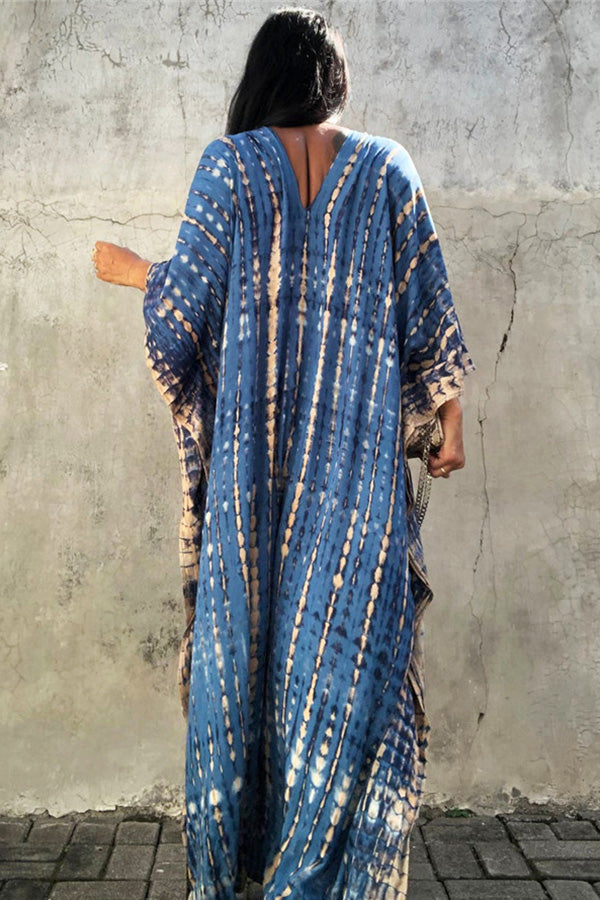 W&W Mode Freely – Lockeres Überwurfkleid im Batik-Boho-Stil