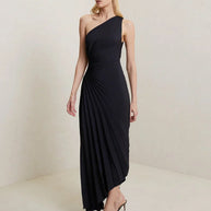 WW | One Shoulder Maxikleid