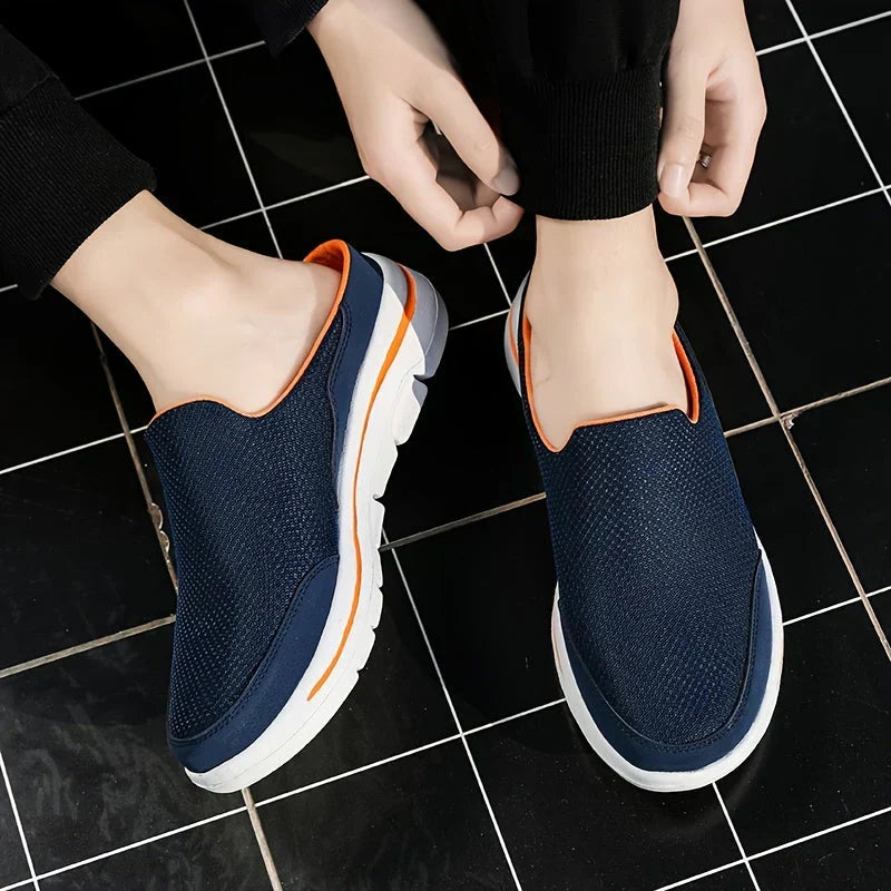 W&W Mode | Atmungsaktive Mesh Slip Ons Schuhe Für Herren