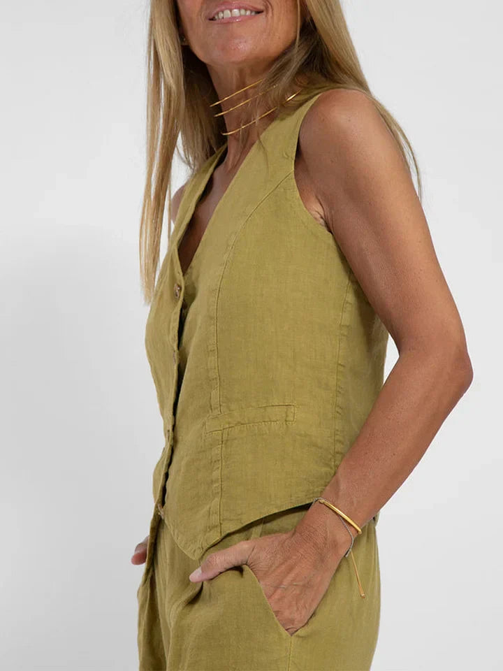 WW | Zweiteiliges Weste-Set für Damen
