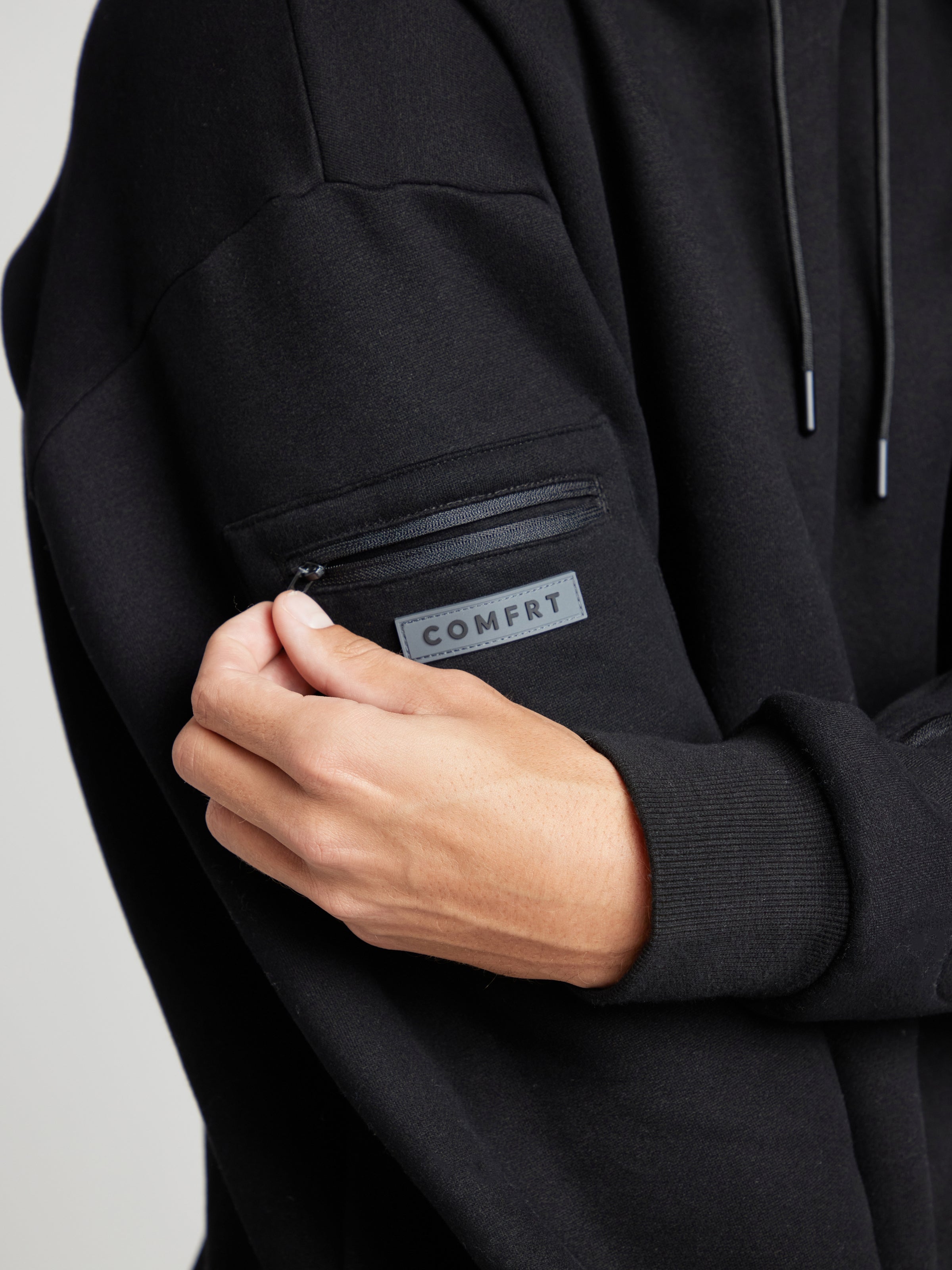 WW | Reise Kapuzenpullover mit Flugzeugmodus-Grafik