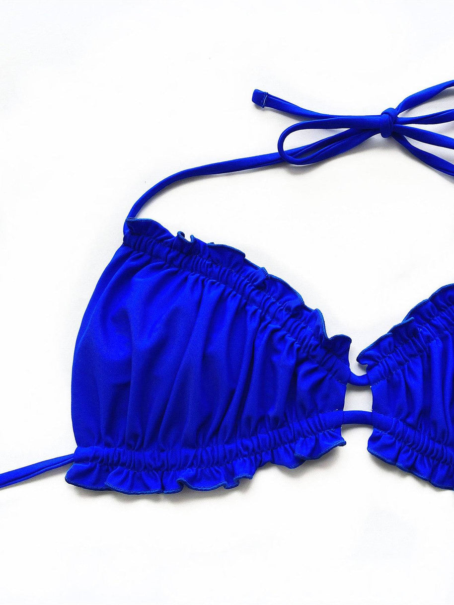 WW | Rüschentrill Halterneck Bikini Set