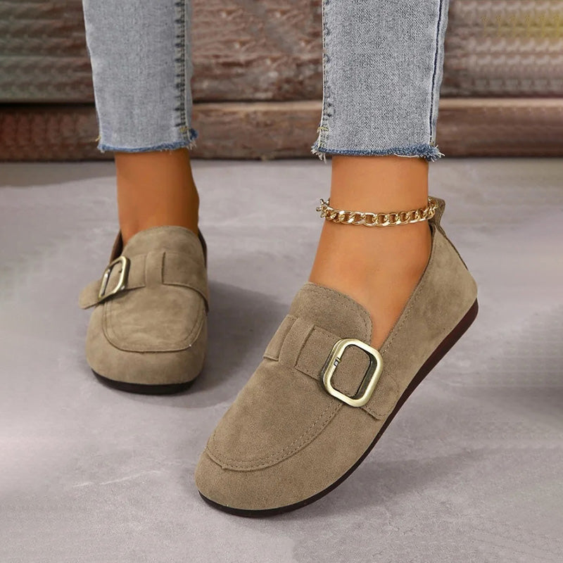 W&W Mode | Vintage Bequeme Slip-On-Schuhe