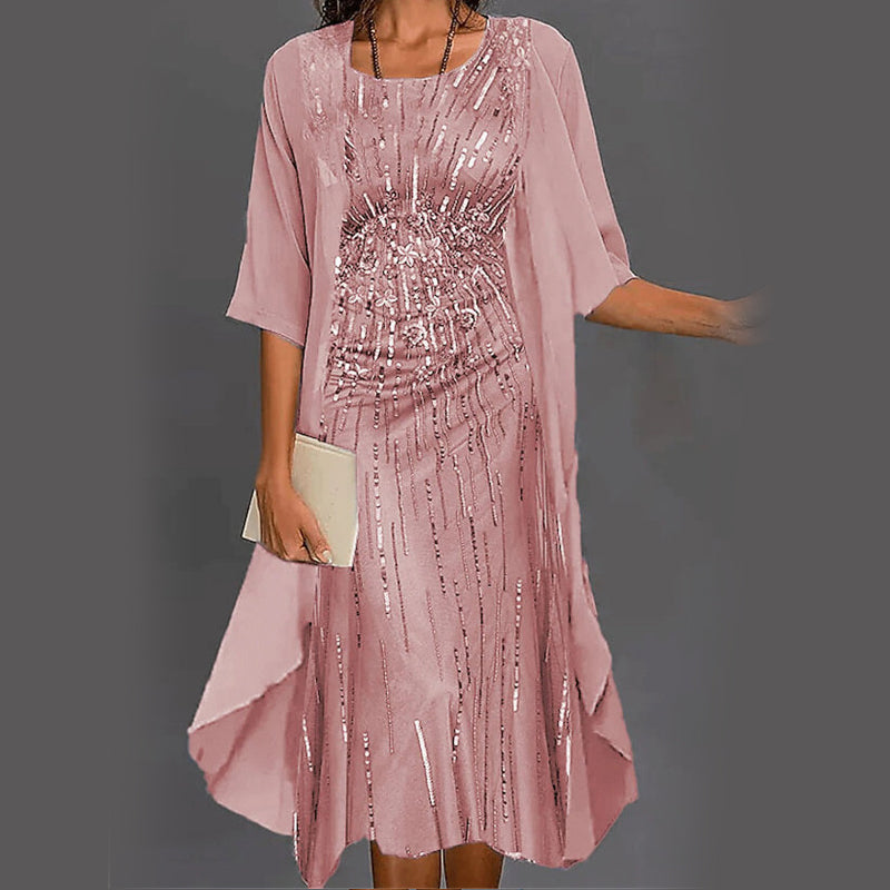 WW | Chic & Bequem Blusen Und Kleid Ensemble