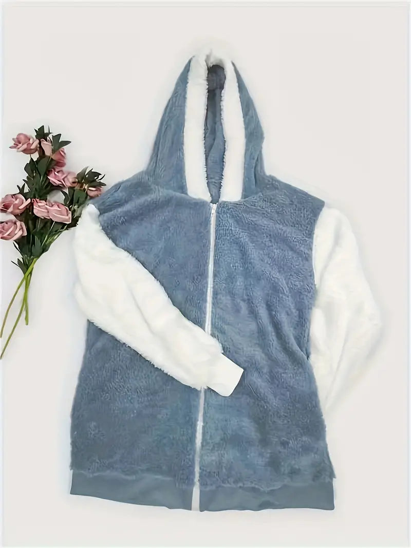 Gemütliche schicke Jacke mit Reißverschluss