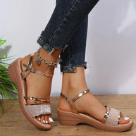 WW | neue orthopädische Damen High Heels mit offener Zehe