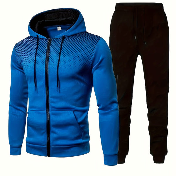 WW | 2 Teiliges Herren Trainingsanzug Satz Mit Kapuzenpullover Und Jogginghose