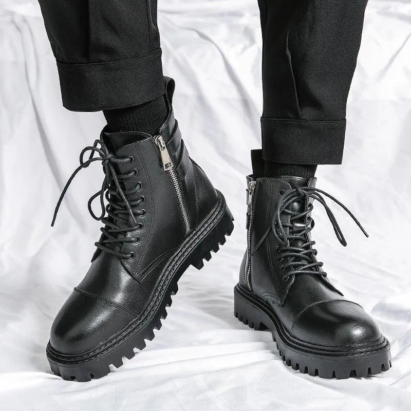 WW | Neue Herrenstiefel mit runder Spitze