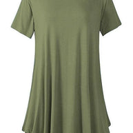 WW | Sommerliches Loose Fit T-shirt Mit Kurzen Ärmeln