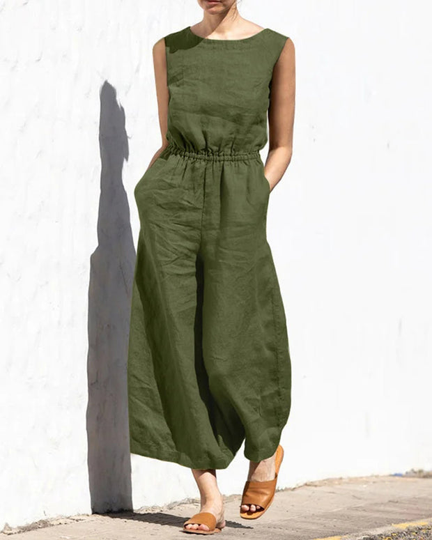WW | Klassischer Baumwoll Jumpsuit