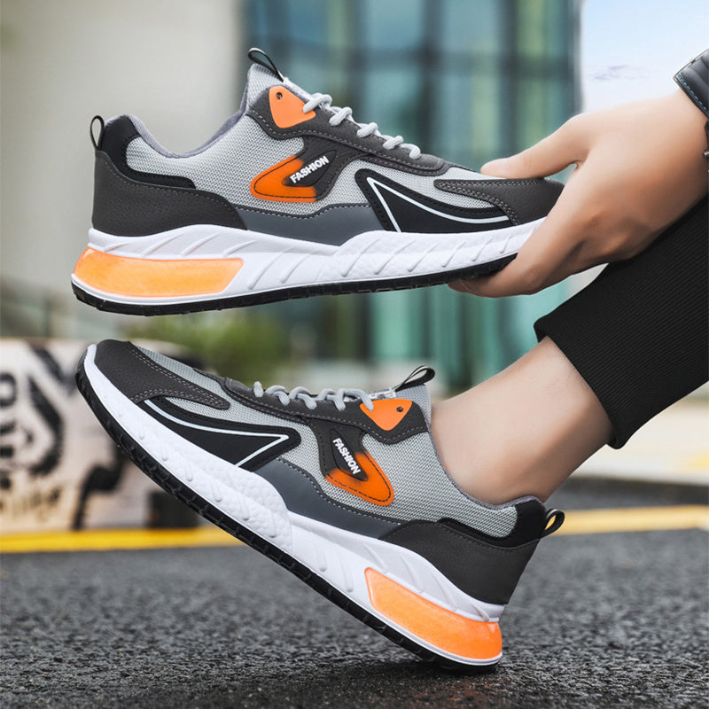 W&W Mode | Atmungsaktive Herren Sneaker Mit Farbakzent