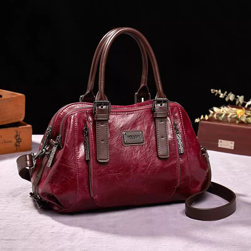 WW | Elegante Lederhandtasche