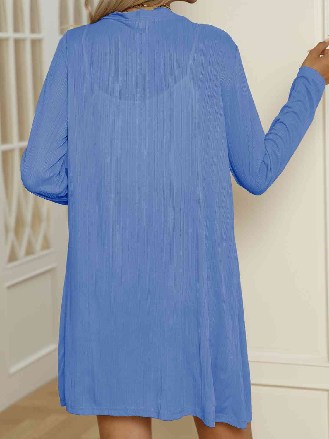 WW | V-Ausschnitt Knopf-Oben Langarm Cardigan