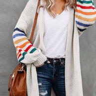 LOCKER GESTRICKTER MANTEL