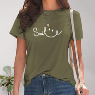 WW | Smile Rundhals Kurzarm T-Shirt