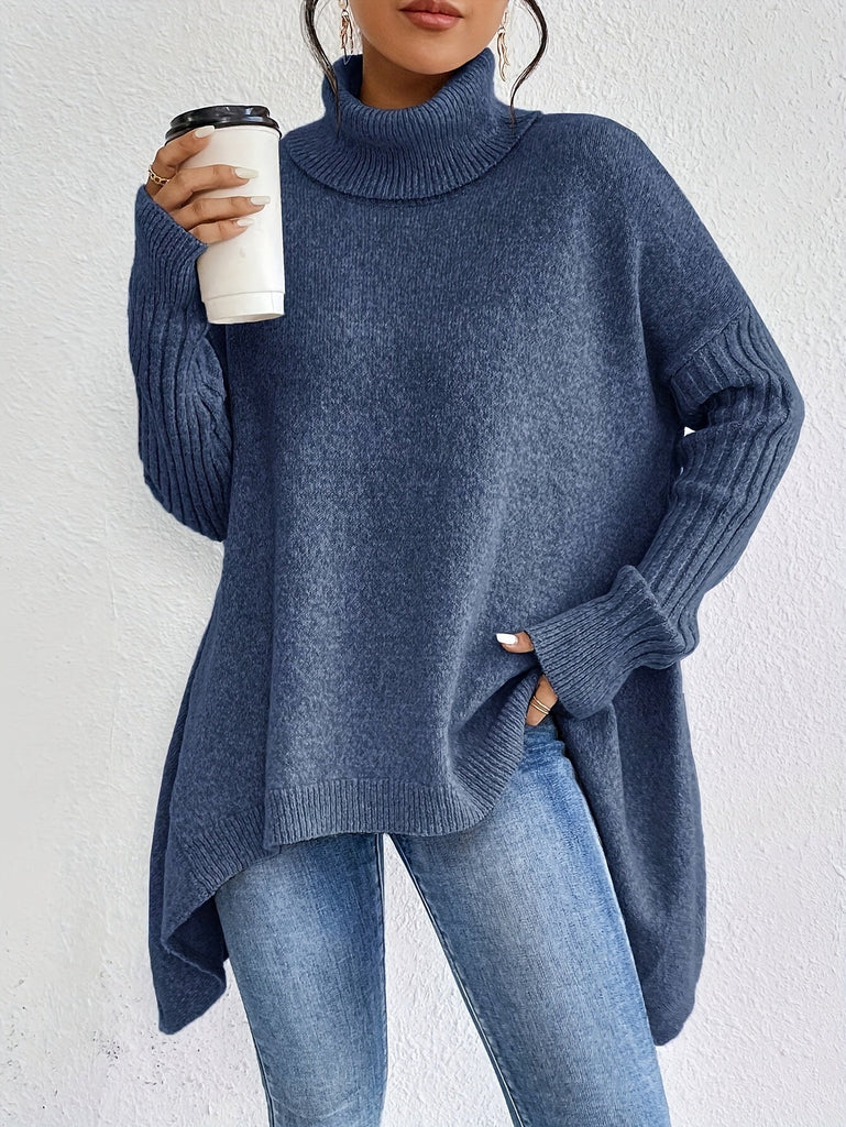 WW | Lässiger Longpullover Damen mit