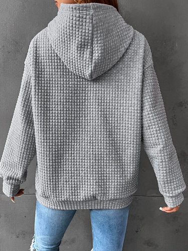 W&W Mode | Casual Hoodie Einfarbig für Damen