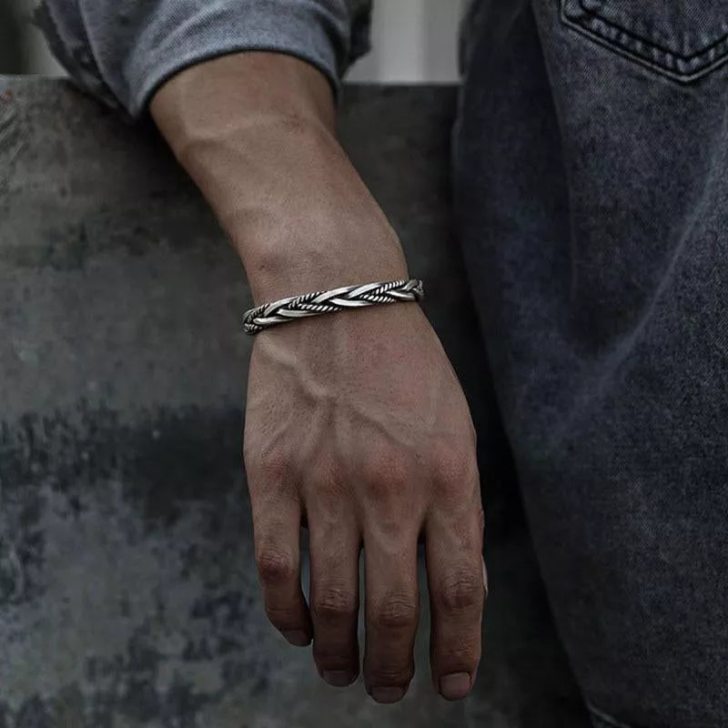 WW | Geflochtener Silberner Armband