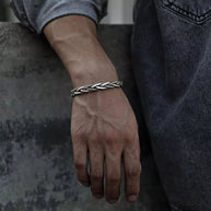 WW | Geflochtener Silberner Armband
