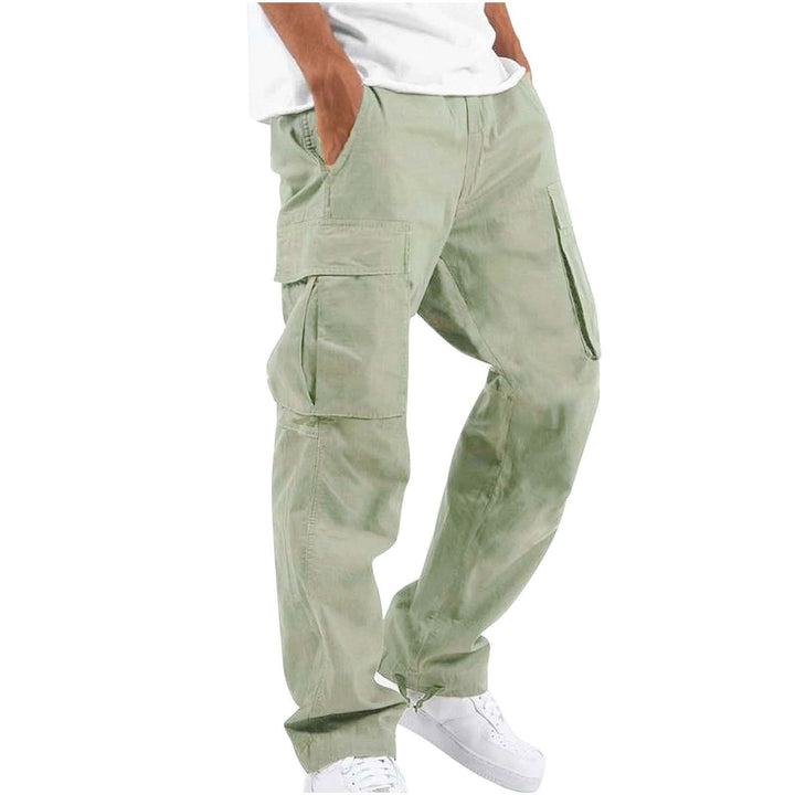 W&W Mode | Bequeme Herren Arbeitsbekleidungs Hose Mit Verstellbarem Bund Und Vielen Taschen